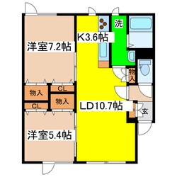 ストリーム光和の物件間取画像